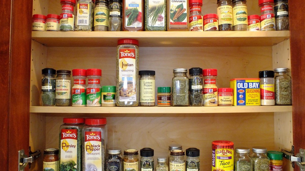 pantry, spices, kitchen