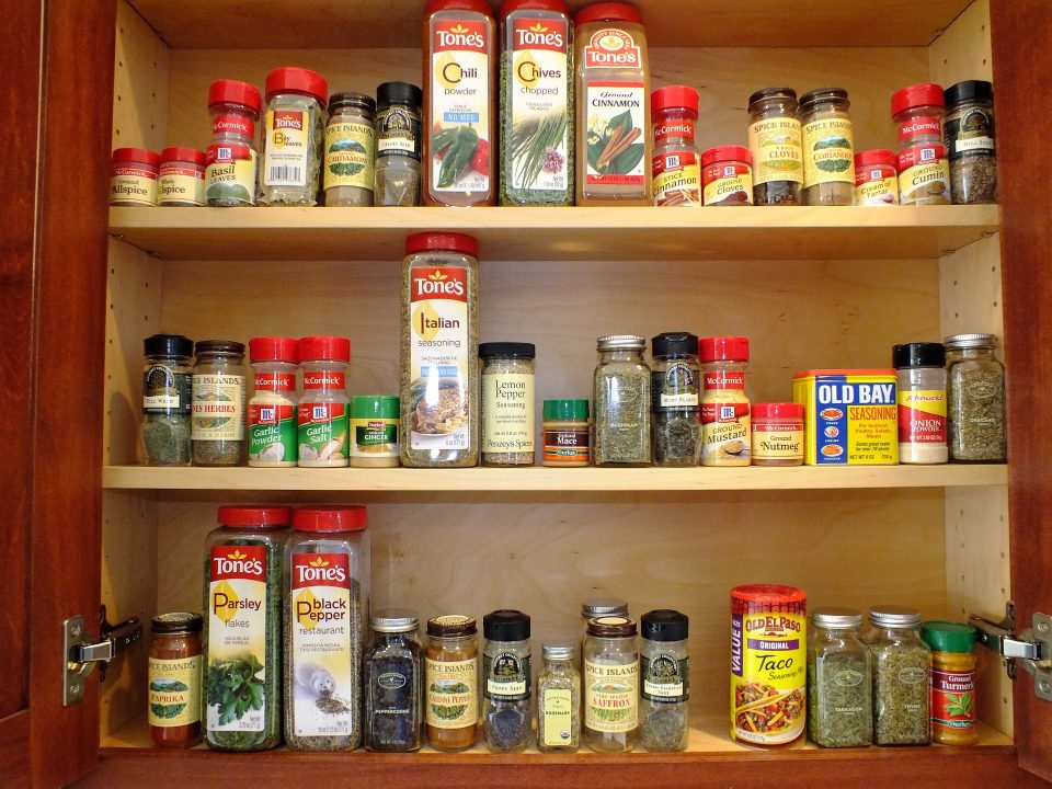pantry, spices, kitchen
